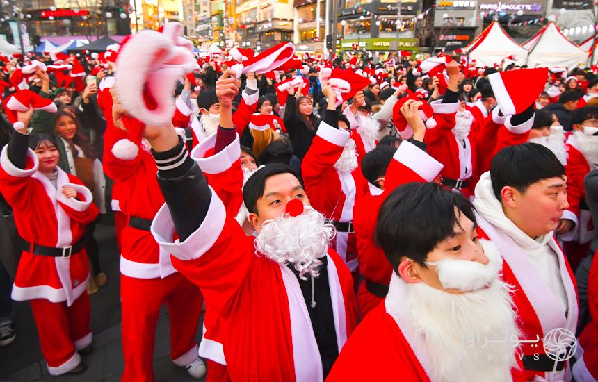 Koreans entertainment at Christmas